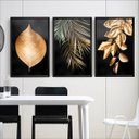 Ver imagem 3 de Quadros Decorativos Trio Kit 3 Flores Sala Escritório Grand DEKORAFACIL Quadro Trio Decorativo Conju