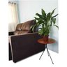 Mesa Lateral Embaraço Redonda Bistrô Apoio Sofá Decoração 45 X 45cm Metal Preto - 4