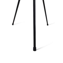 Mesa Lateral Embaraço Redonda Bistrô Apoio Sofá Decoração 45 X 45cm Metal Preto - 3