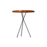 Mesa Lateral Embaraço Redonda Bistrô Apoio Sofá Decoração 45 X 45cm Metal Preto - 1