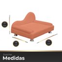 Ver imagem 6 de Mini Sofá Cama Divã Pet Cães e Gatos Orgânico Confortável e Reforçado Bouclé
