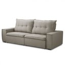 Ver imagem 3 de Sofá Retrátil Reclinável Valentino 2,10m Linho - Shop Das Cabeceiras