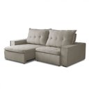 Ver imagem 4 de Sofá Retrátil Reclinável Valentino 2,10m Linho - Shop Das Cabeceiras