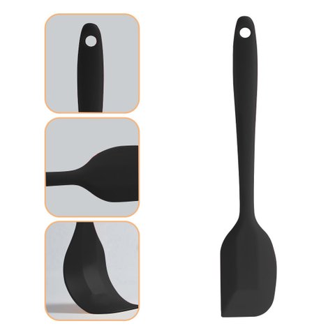 Espátula de Silicone Pão duro Confeitaria Cozinha Preto