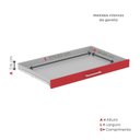 Ver imagem 6 de Mapoteca 10 Gavetas MAP10 120,4cm x 122,3cm Aço Vermelho