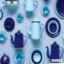 Ver imagem 2 de Açucareiro Esmaltado Azul 380 Ml Ewel