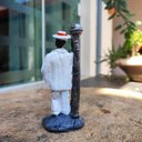 Ver imagem 3 de Zé Pelintra no Poste Imagem em Resina 11 Cm