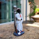 Ver imagem 2 de Zé Pelintra no Poste Imagem em Resina 11 Cm