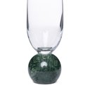Ver imagem 3 de Jogo 2 Taças para Espumante de Cristal e Mármore Verde 210ml 23112 Mart