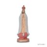 Escultura N Sra Fatima Base Lisa Salmao Pastel Santa Marca - 1