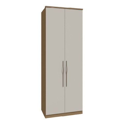 Guarda Roupa Modulado 02 Portas 03 Gavetas 234cm de Altura Setiba - Carvalho/Offwhite