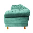 Ver imagem 3 de Sofá Chesterfield Duque 3 lugares 2,30 - Suede Acqua / sala de estar, recepção, barbearia