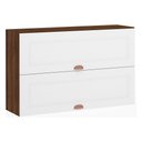 Ver imagem 1 de Armário P/Cozinha Basculante Duplo 120cm 2 Portas Nogueira
