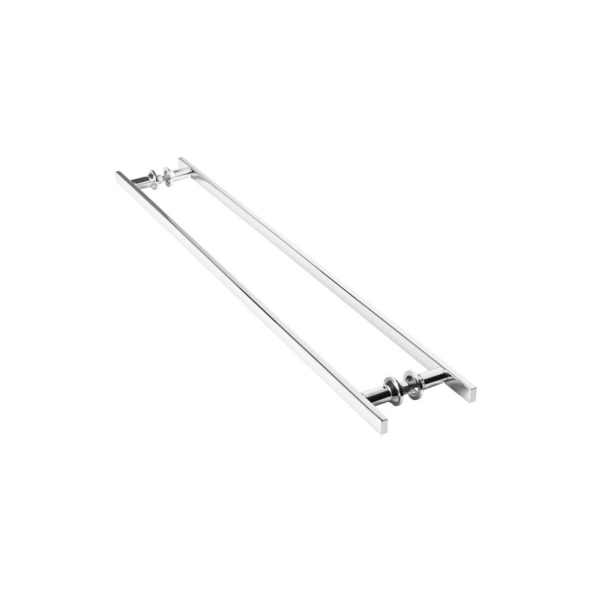Puxador para Porta de Correr Vidro Madeira Inox 70cm Ms Fs - 6