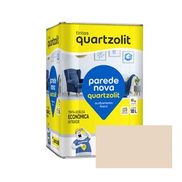Tinta Acrilica Fosca Economico Palha 18 Litros Quartzolit - 1 Tinta Acrilica Fosca Economico Palha 18 Litros Quartzolit - 1