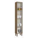 Ver imagem 4 de Paneleiro para Cozinha Modulada 1 Porta 214 x 40cm Magnólia Yescasa Naturale Marrom