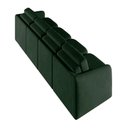 Ver imagem 7 de Sofá Cama Modulado Retrátil e Reclinável Decorativo Varsóvia 396cm Veludo Verde G33 - Gran Belo