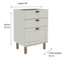 Ver imagem 2 de Balcão de Cozinha Genialflex Iluminata 3g sem Tampo Hortelã