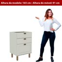 Ver imagem 3 de Balcão de Cozinha Genialflex Iluminata 3g sem Tampo Hortelã