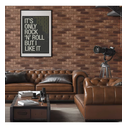 Ver imagem 2 de Papel Parede Decorativo Alltak Lavável Todos Modelos 60cmx1m - Tijolo Ingles London