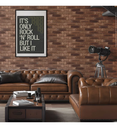 Ver imagem 2 de Papel Parede Decorativo Alltak Lavável Todos Modelos 60cmx1m - Tijolo Ingles London