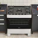 Ver imagem 3 de Fogão 5 Bocas Itatiaia Acendimento Automático Electra Glass