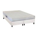 Ver imagem 1 de Cama Box Queen: Colchão Anatômico Herval AG65 Firme Frontier + Base CRC Courano White(158x198)