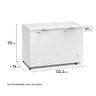 Freezer Horizontal Dupla Ação 400L Electrolux Branco 220V - 3