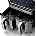 Ver imagem 3 de Fritadeira Air Fryer Duo 2 Cestos 4,5l Independentes 9l 220v