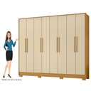 Ver imagem 5 de Guarda Roupa Casal Grande Amplo 233cm para Dormitorio Premium