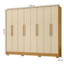 Ver imagem 3 de Guarda Roupa Casal Grande Amplo 233cm para Dormitorio Premium