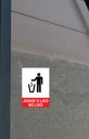 Ver imagem 2 de Placa - Jogue Lixo no Lixo - 20cm X 15cm