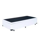 Ver imagem 3 de Cama Box Baú Solteiro Conforto Sintético Branco + Colchão Solteiro Conforto Espuma D33 24x88x188