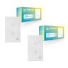 Kit 2 Smart Interruptor Wi-fi Positivo Casa Inteligente 2 Módulos Touch 2300w 5a Bivolt Wi-fi - 1