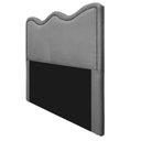 Ver imagem 4 de Cabeceira Queen Bari P02 160 cm Para Cama Box Suede Cinza