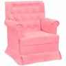 Poltrona De Amamentação Com Balanço E Puff Giulia Rosa - 1
