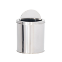 Ver imagem 1 de Lixeira em Aço Inox 13l Basculante Redonda 24x25