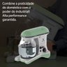Batedeira Planetária Industrial Pedestal Bivolt Profissional:Rosa - 9