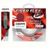 Linha Crown Multifilamento Fiber Flex 8x 100 m Cinza - 0,16 mm - 20 lbs - 1