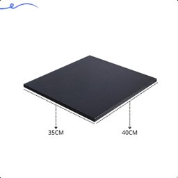 1 Prateleira Preta 40X35 Tampo Tabua Mdf  Organizadora Decoração Cozinha Quarto Banheiro Sala - 3