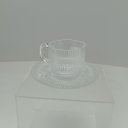 Ver imagem 6 de Jogo 6 Xicaras de Cha com Pires Home&co Vidro 170ml 14x7x6cm Transparente