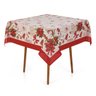 Toalha de Mesa Natal Quadrada 4 Lugares | Karsten - Receita de Noel - 1