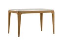 Ver imagem 5 de Conjunto Mesa Jantar Retangular Aurea Tampo Vidro 4 Cadeiras:off White / Ypê