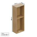 Ver imagem 4 de Módulo 70x180 4 Portas 1 Kit Prateleira Frame CabeCasa MadeiraOriginals