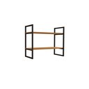 Ver imagem 1 de Estante Nicho Industrial para Livros LI008 Kappesberg Canela/Preto Fosco
