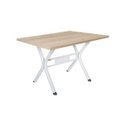 Ver mais imagens de Conjunto de Mesa com 6 Cadeiras Luna Clássica Bege/Branco/Capuccino