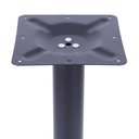 Ver imagem 3 de Mesa de Jantar Redonda 60 cm Tampo Preto em MDP Base Zeta Bistrô