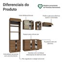 Ver imagem 5 de Cozinha Completa Stella 9 Portas MDP 270cm Rustic Madesa