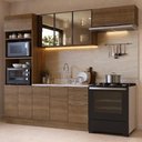 Ver imagem 1 de Cozinha Completa Stella 9 Portas MDP 270cm Rustic Madesa