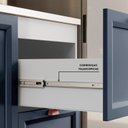 Ver imagem 6 de Balcão com Tampo 120cm 2 Portas 2 Gavetas Yescasa Unna Branco/Azul
